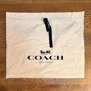 Coach White Dust Bag 20x24”